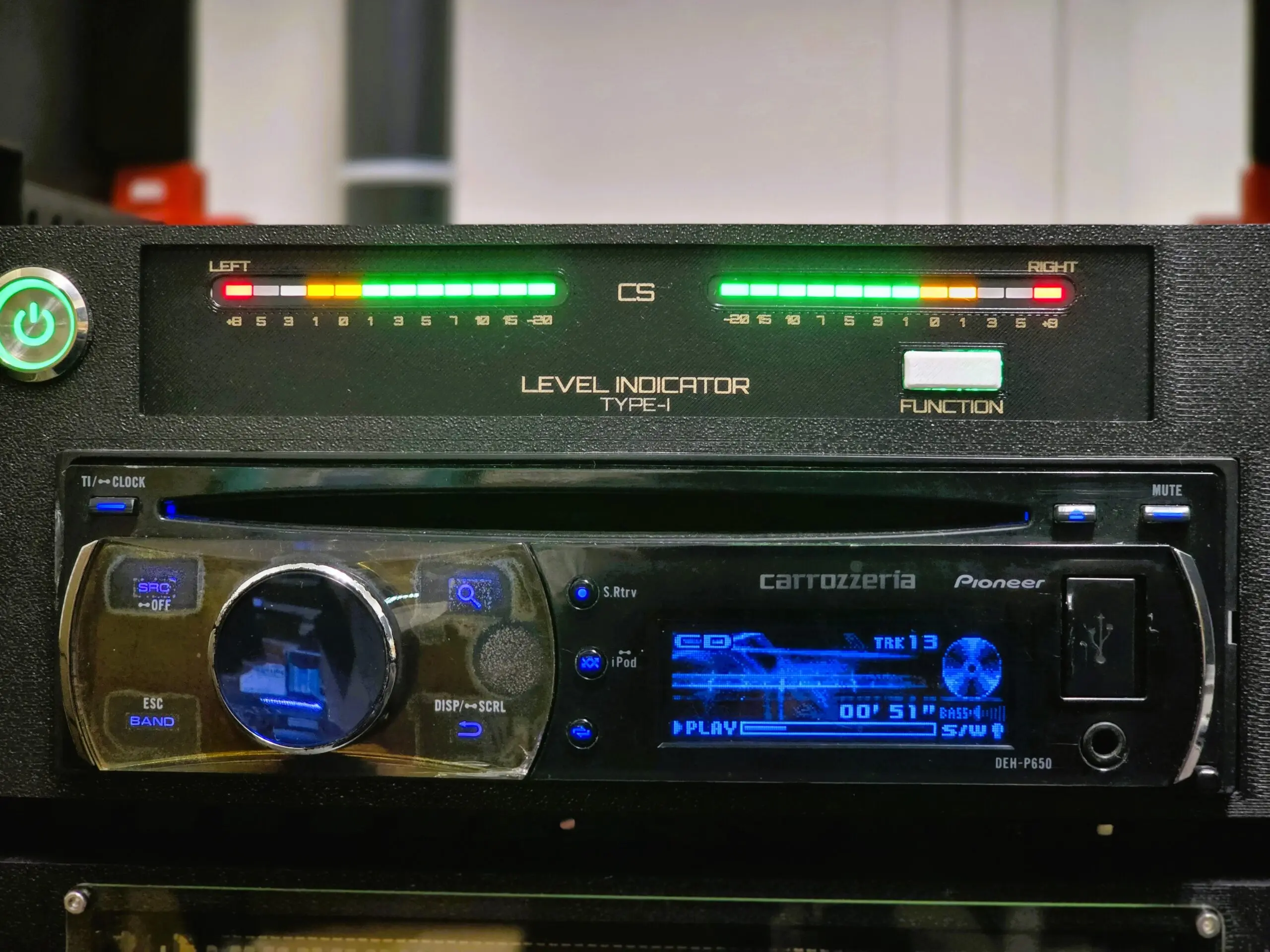 オーディオ機器と組み合わせたType-Iの点灯例